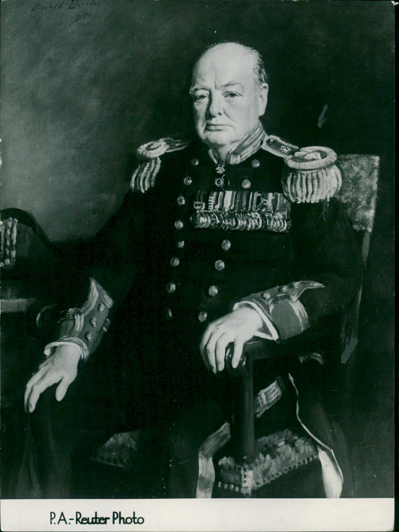 Winston Churchill - Vintage Photograph
