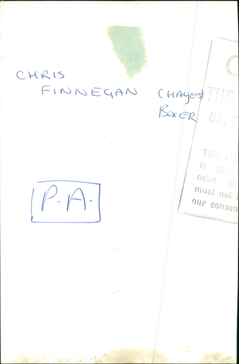 Chris Finnegan - Vintage Photograph