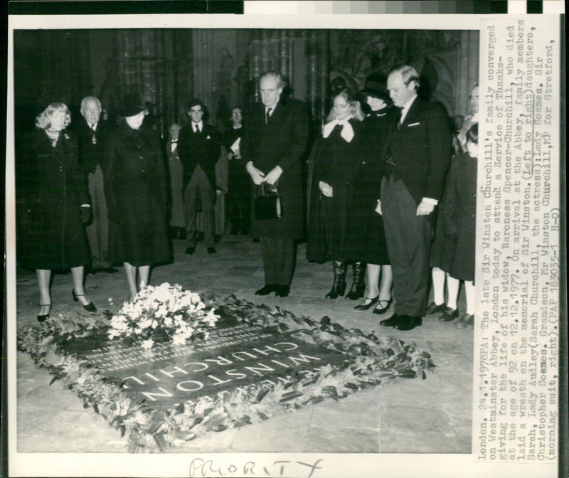 Sir Winston Churchill - Vintage Photograph