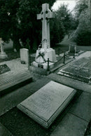 Winston Churchill grave - Vintage Photograph