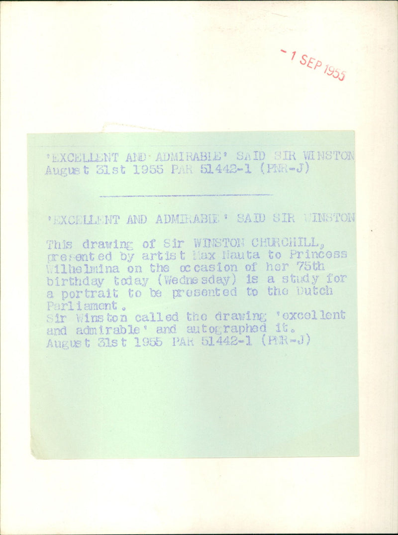 Winston Churchill - Vintage Photograph