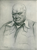 Winston Churchill - Vintage Photograph