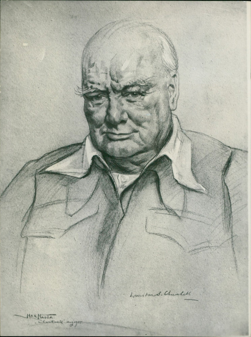 Winston Churchill - Vintage Photograph