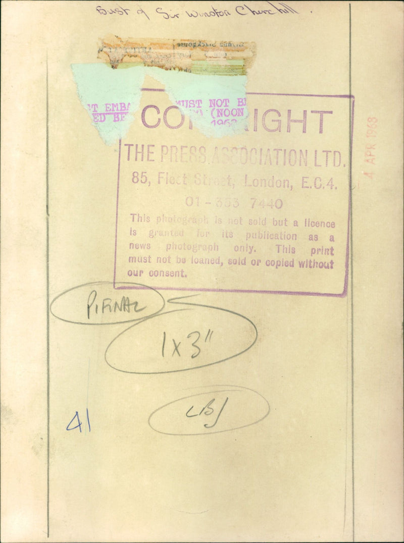 Sir Winston Churchill - Vintage Photograph