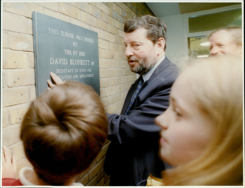 David Blunkett MP - Vintage Photograph