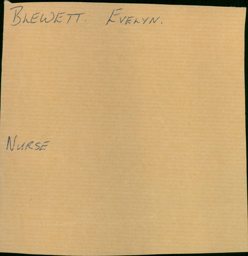 Blewett Evelyn - Vintage Photograph