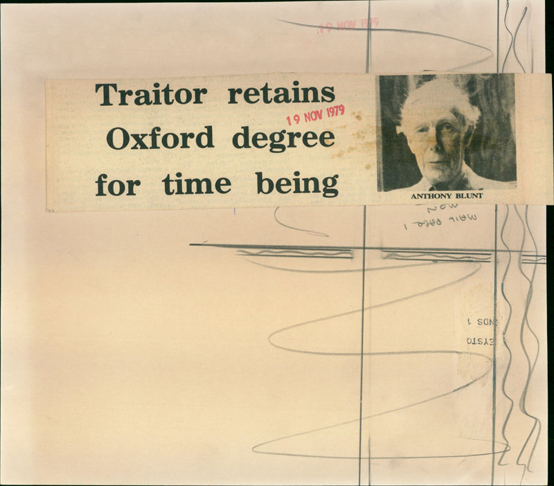 Anthony Blunt - Vintage Photograph