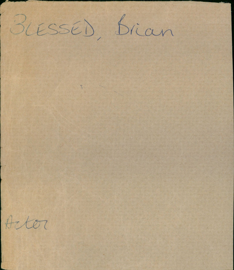 Brian blessed - Vintage Photograph