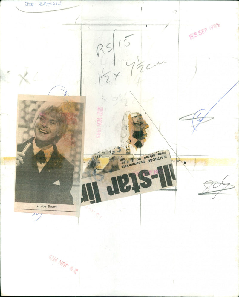 Joe Brown - Vintage Photograph