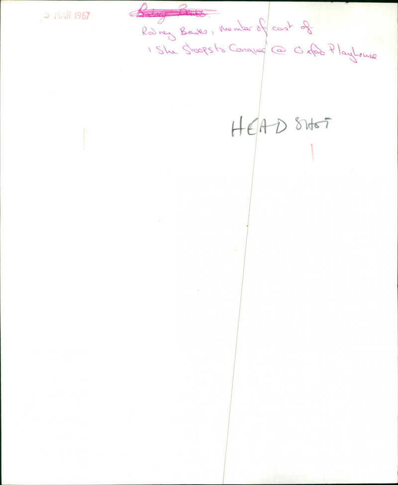 Rodney Bewes - Vintage Photograph