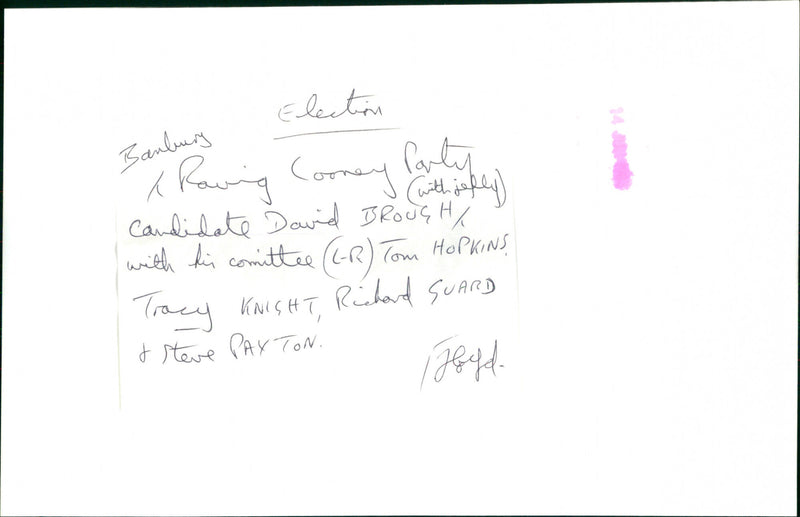 David Brough - Vintage Photograph