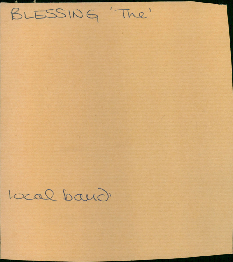 Blessing" the" - Vintage Photograph