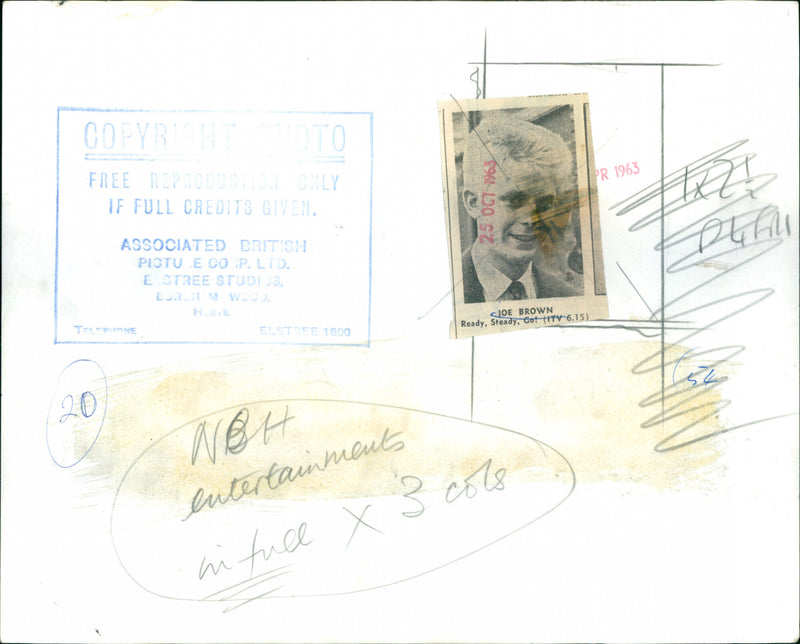 Joe Brown - Vintage Photograph