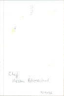 Heston Blumenthal - Vintage Photograph