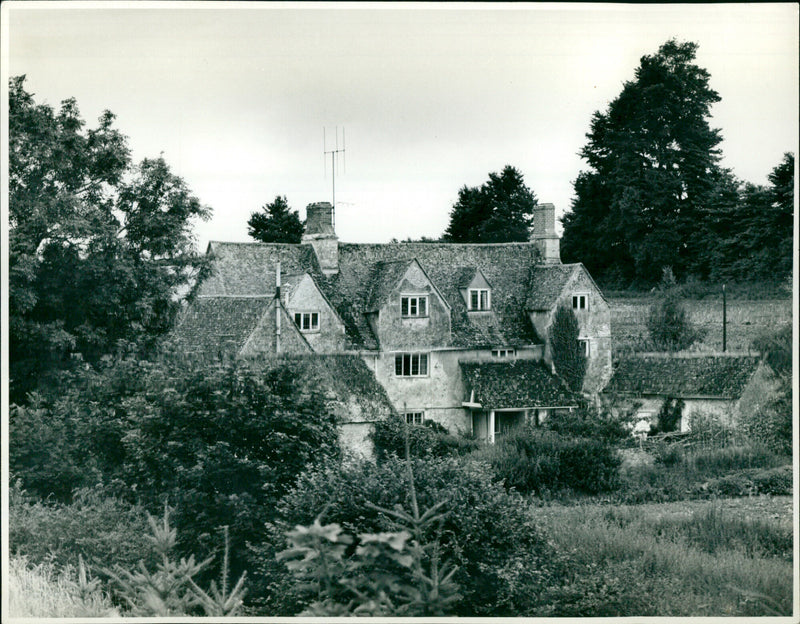 House in a countryside - Vintage Photograph