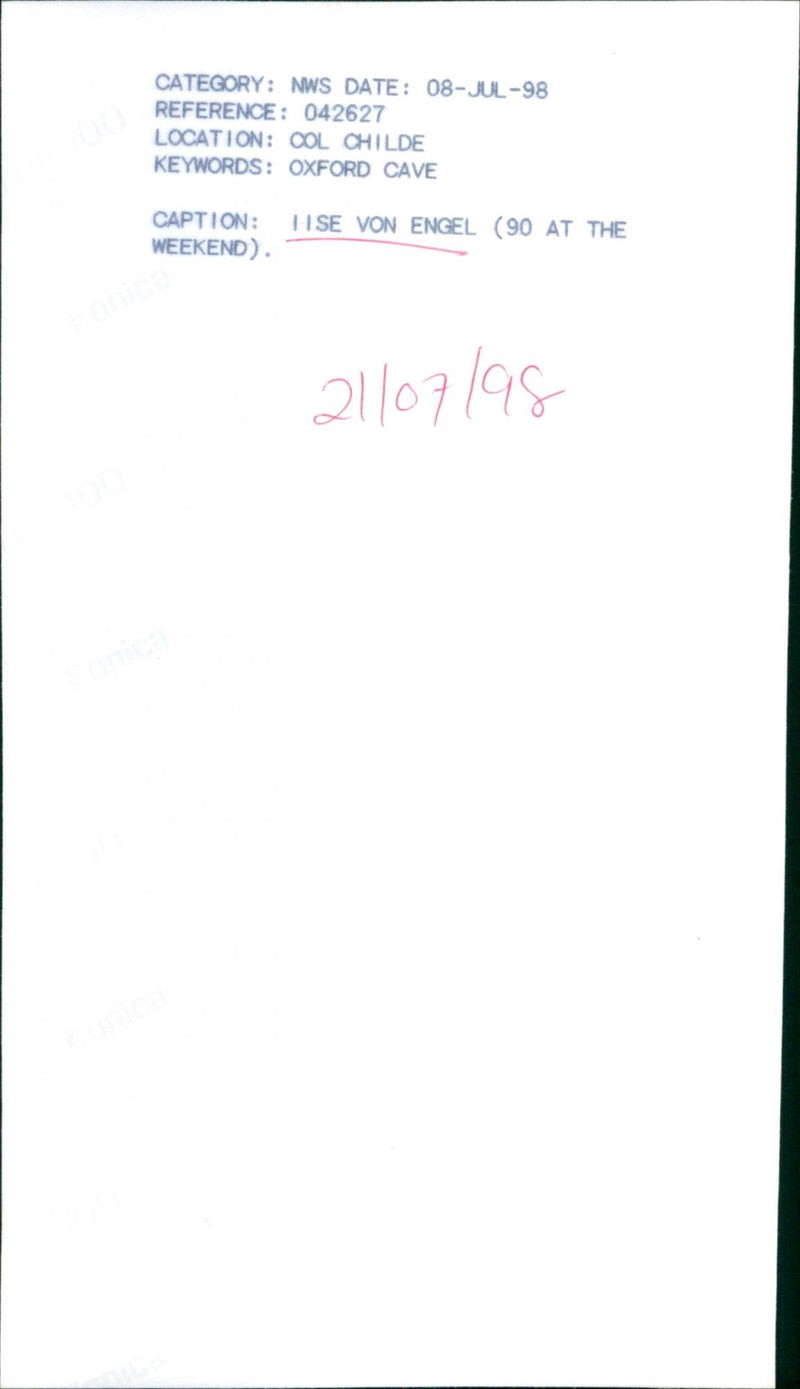 Ilse von Engel - Vintage Photograph