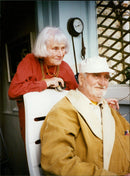 An old couple - Vintage Photograph