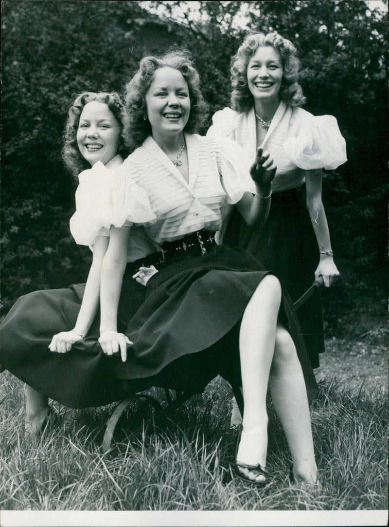 Beverley Sisters Celebrate their Birthday - Vintage Photograph