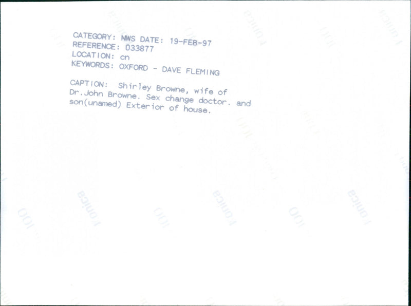 Dr. Joanna Browne - Vintage Photograph