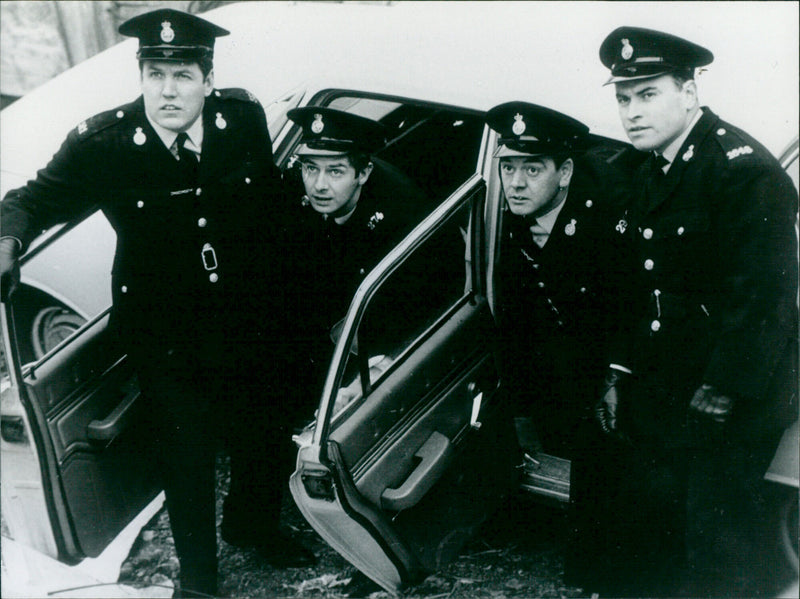 Collin Welland, Herbert Lynch, Joseph Brady, Brian Blessed - Vintage Photograph
