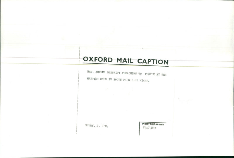 Rev. Arthur Blesssitt - Vintage Photograph