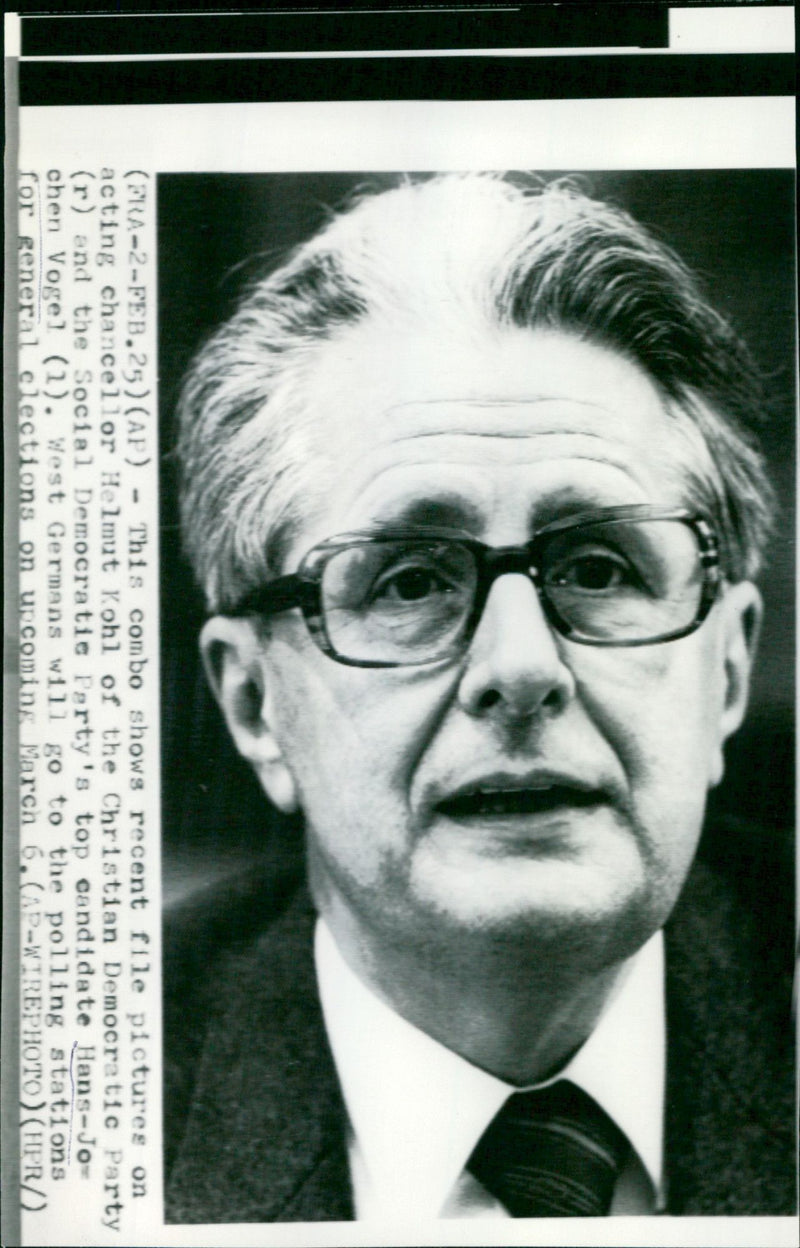 Hans-Jochen Vogel - Vintage Photograph