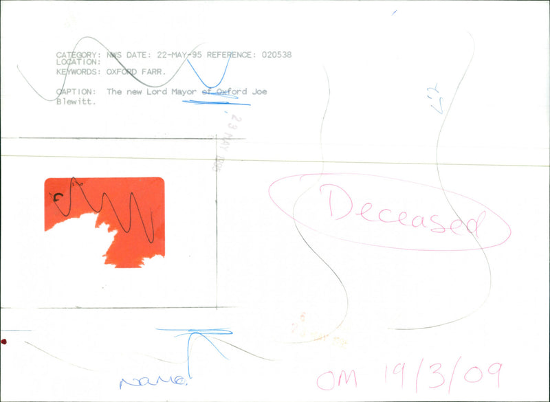 Joe Blewitt - Vintage Photograph