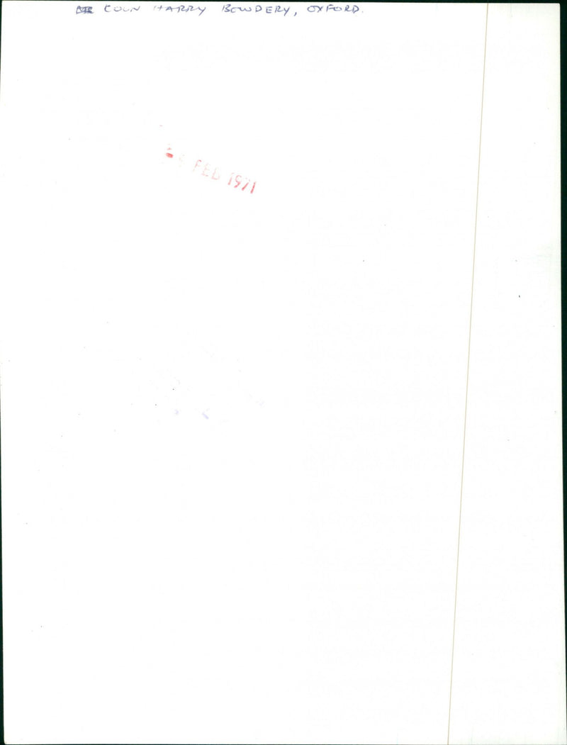 Harry Bowdery - Vintage Photograph