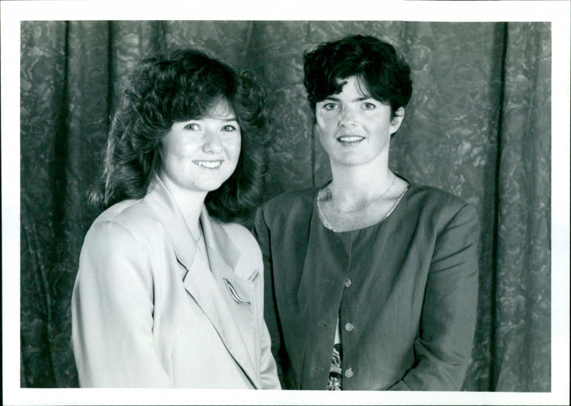 Hayley Voigt and Shelley Wilkes - Vintage Photograph