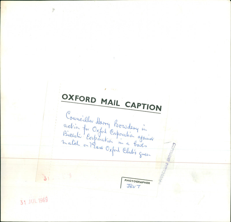 Harry Bowdery - Vintage Photograph