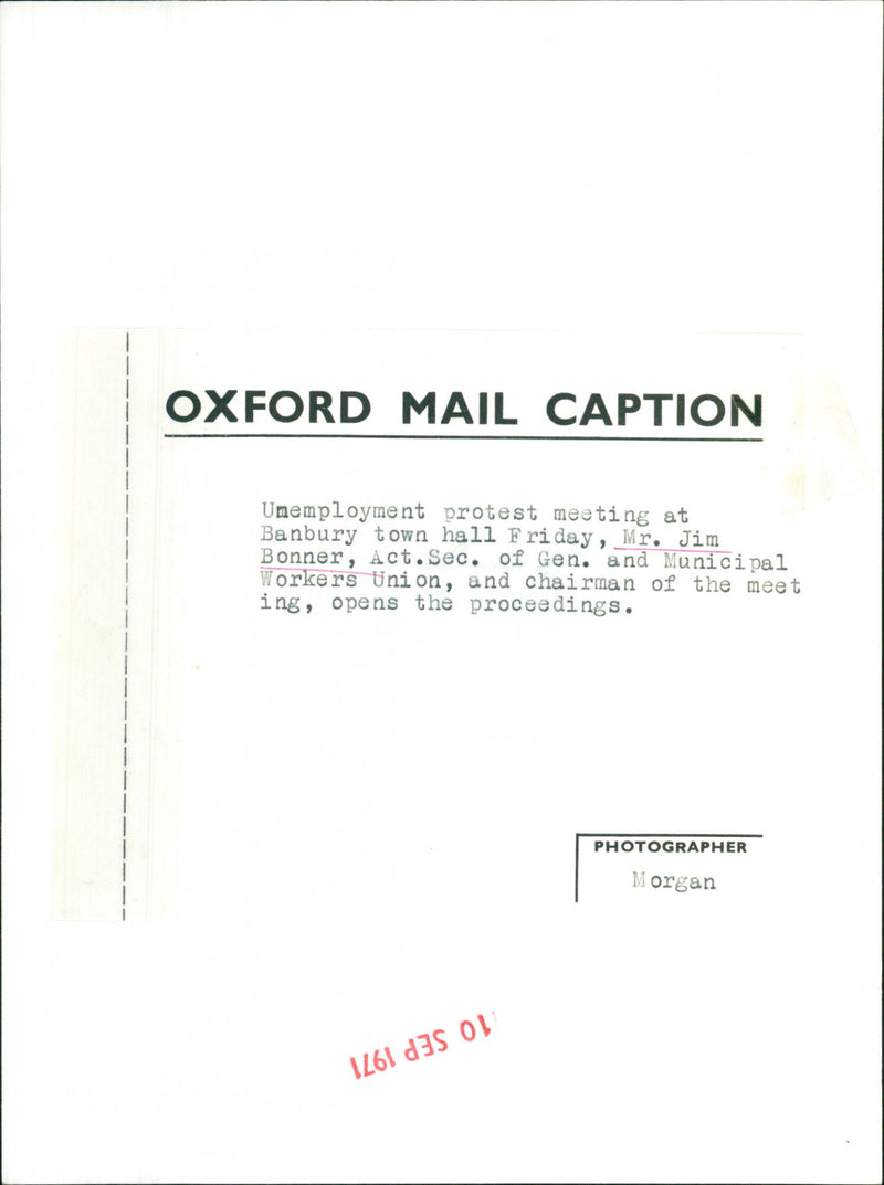 Jim Bonner - Vintage Photograph