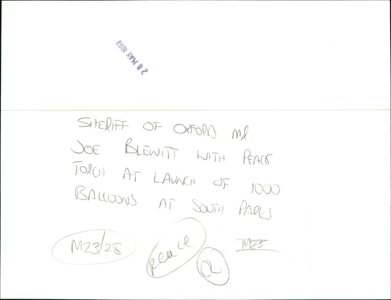 Joe Blewitt - Vintage Photograph