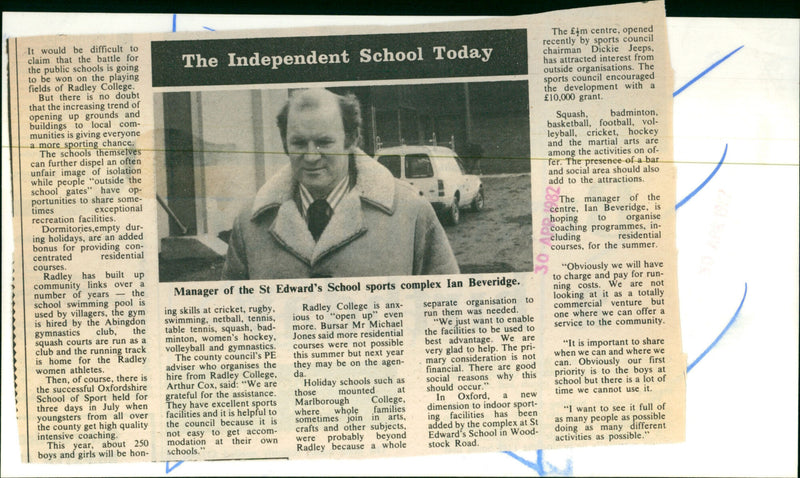 Ian Beveridge - Vintage Photograph