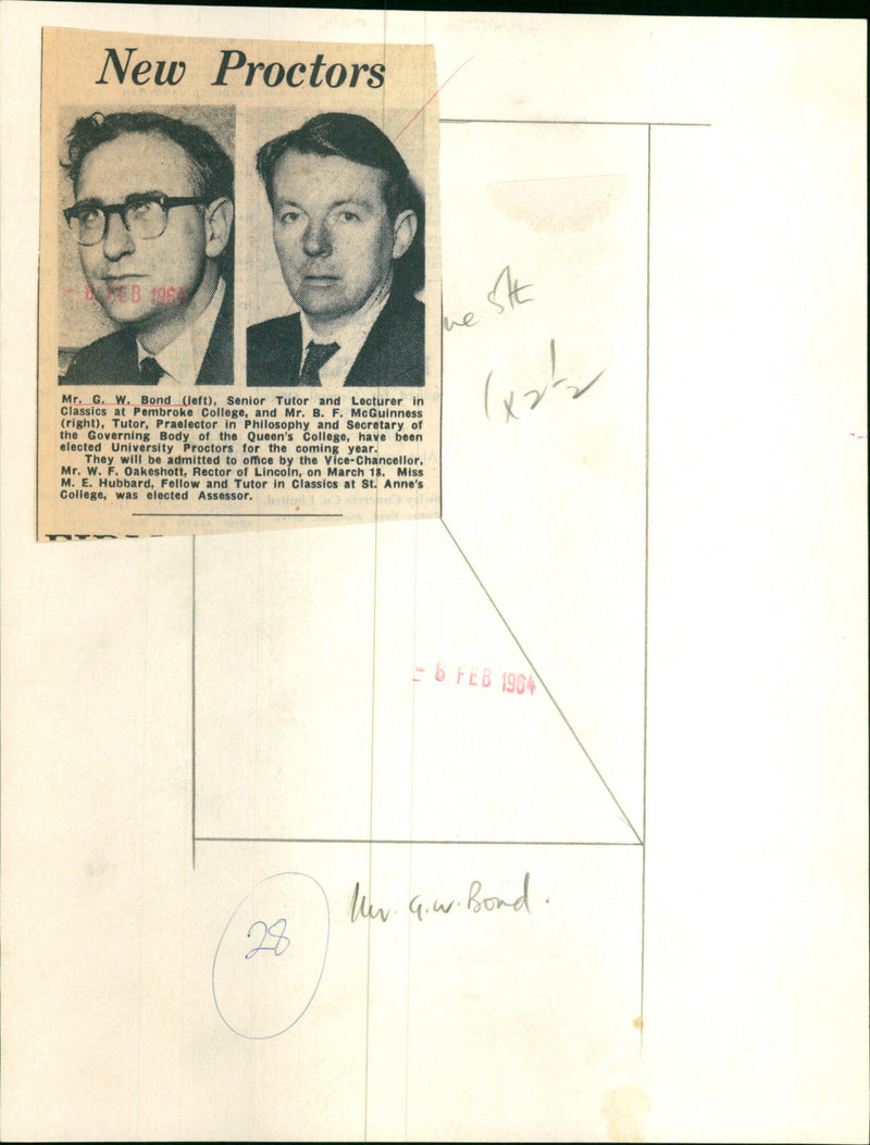 Mr. G.W. Bond - Vintage Photograph