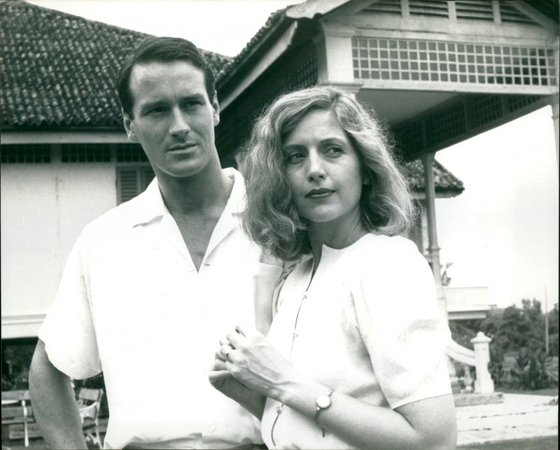 Christopher Bowen and Anne-Louise Lambert in "Tanamera" - Vintage Photograph