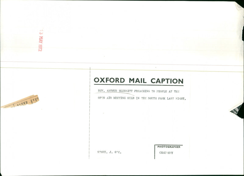 Rev. Arthur Blesssitt - Vintage Photograph