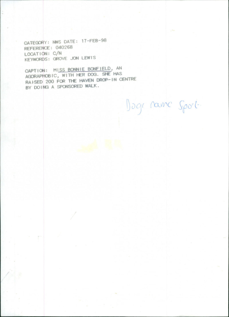 Bonnie Bonfield - Vintage Photograph