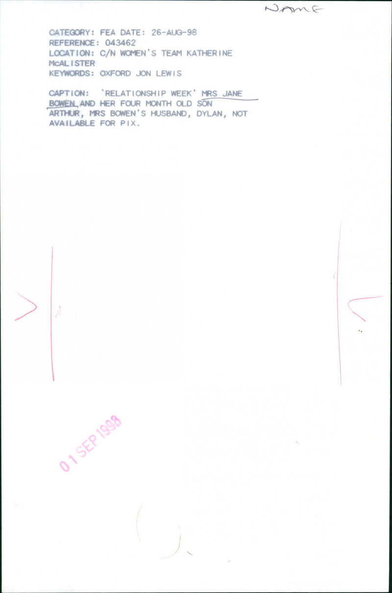 Jane Bowen - Vintage Photograph