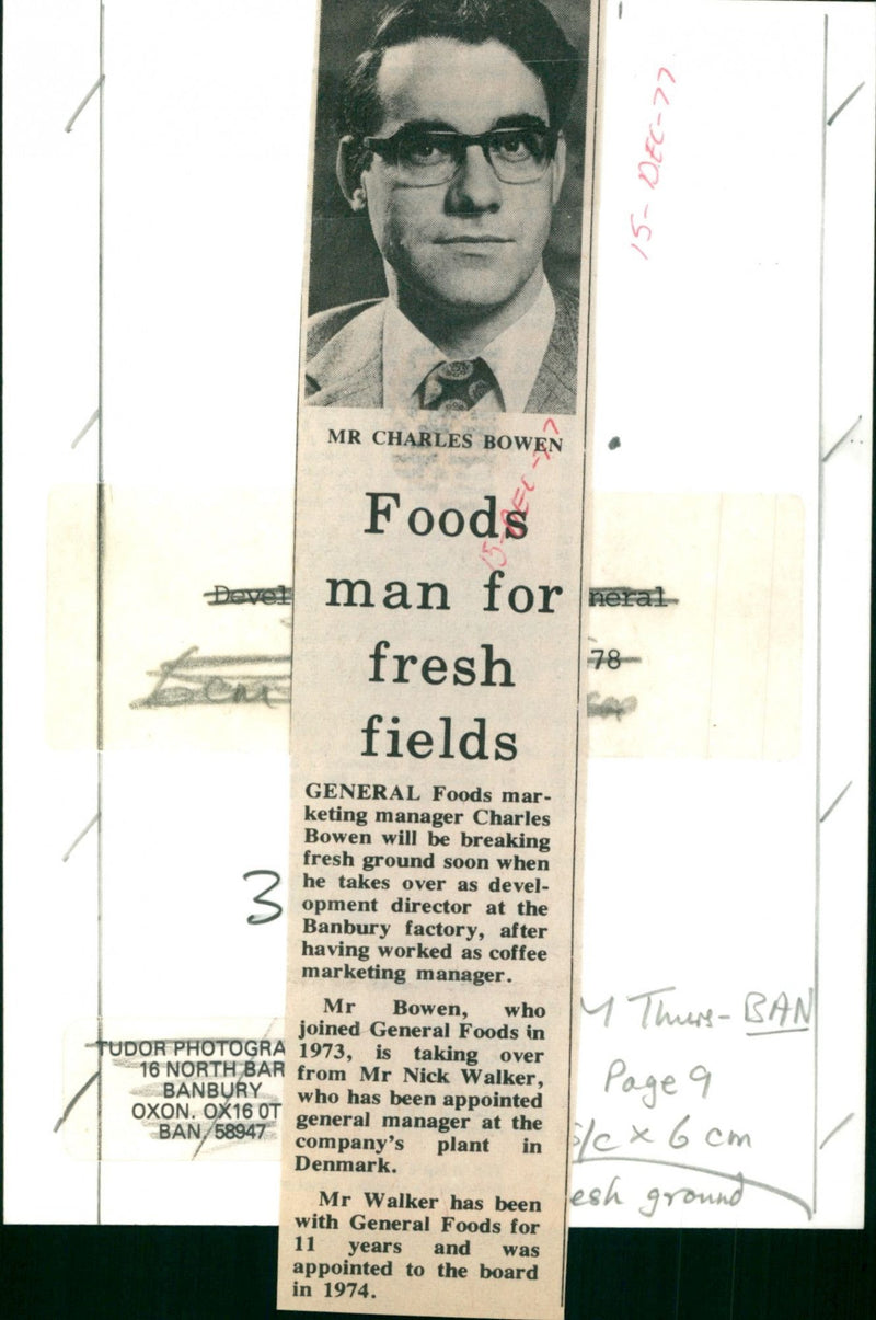 Charles Bowen - Vintage Photograph