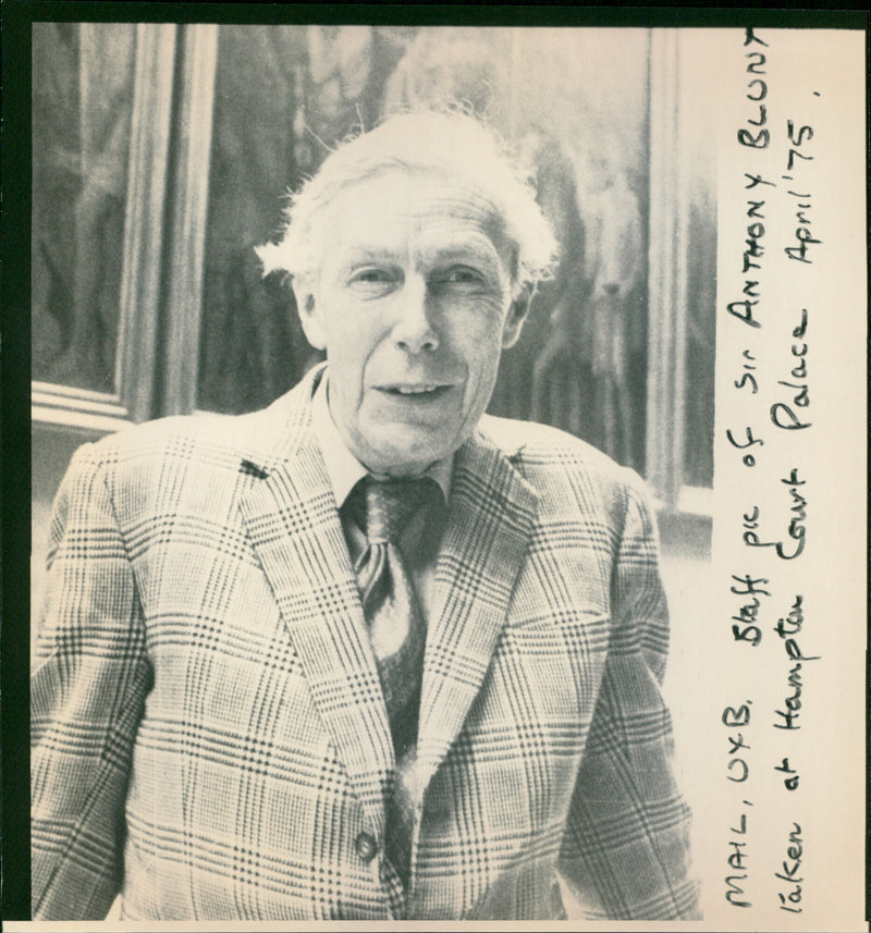 Sir Anthony Blunt - Vintage Photograph