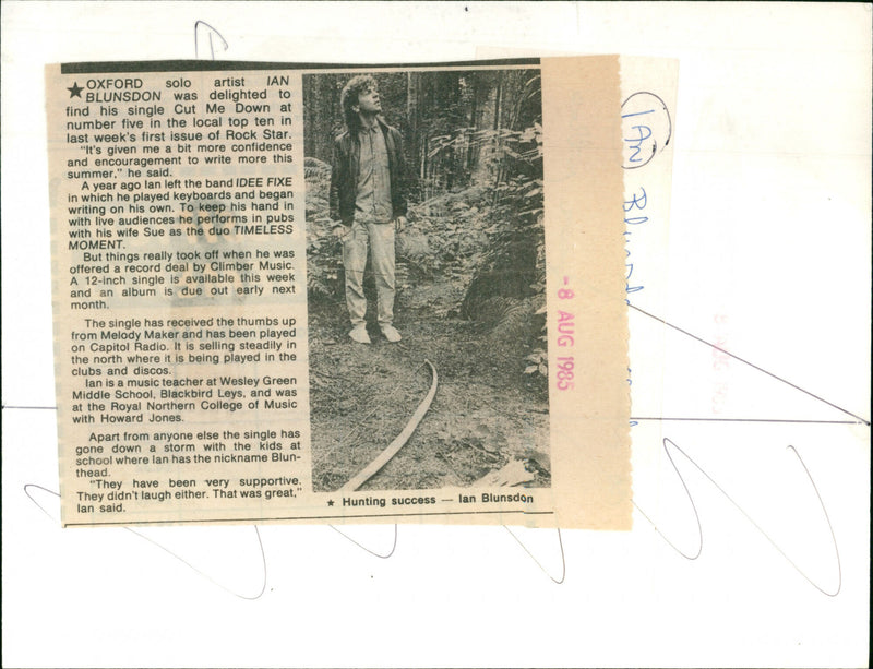 Ian Blunsdon - Vintage Photograph