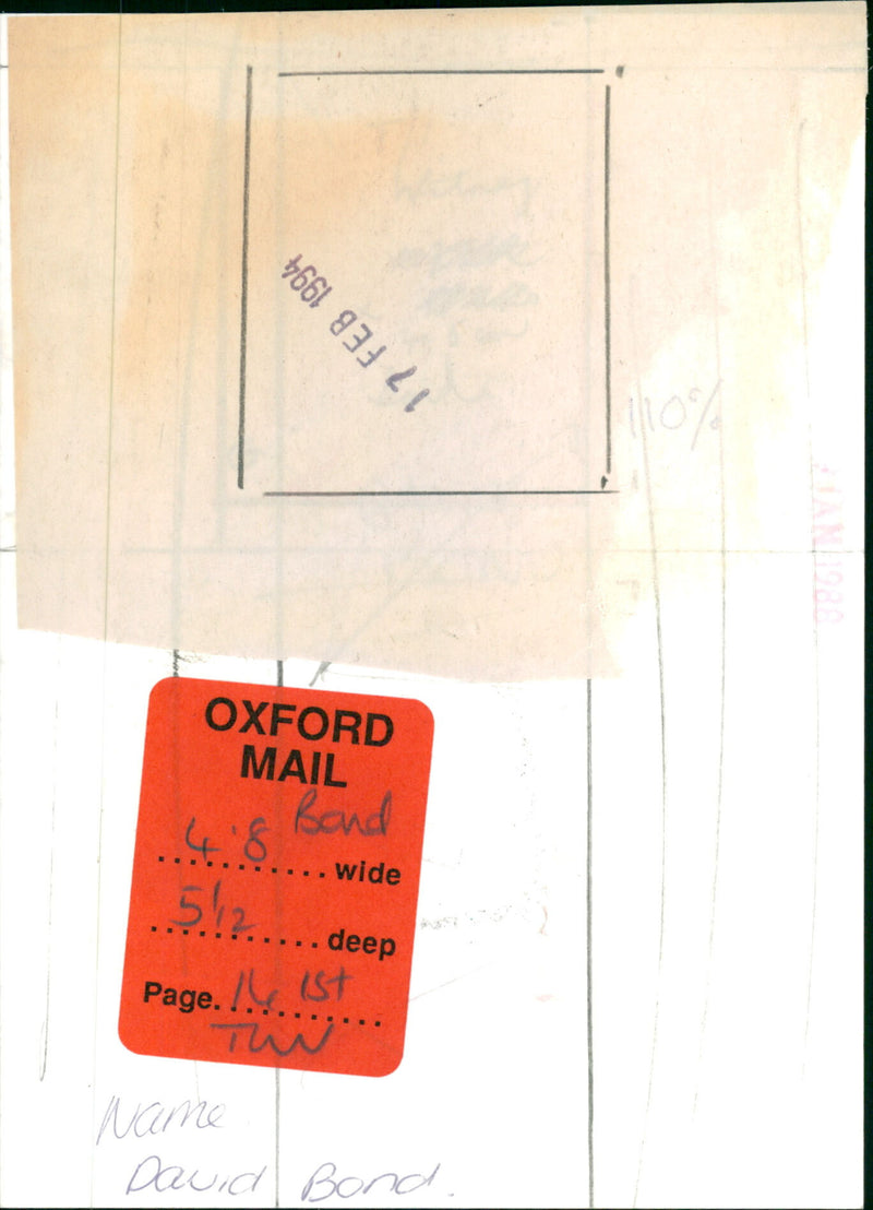 David Bond - Vintage Photograph