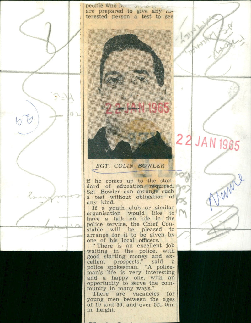 Colin Bowler - Vintage Photograph