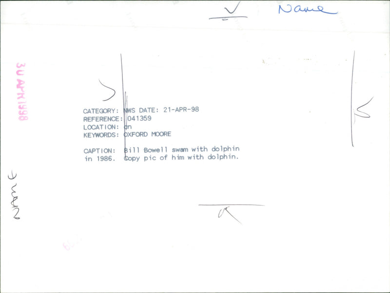 Bill Bowell - Vintage Photograph