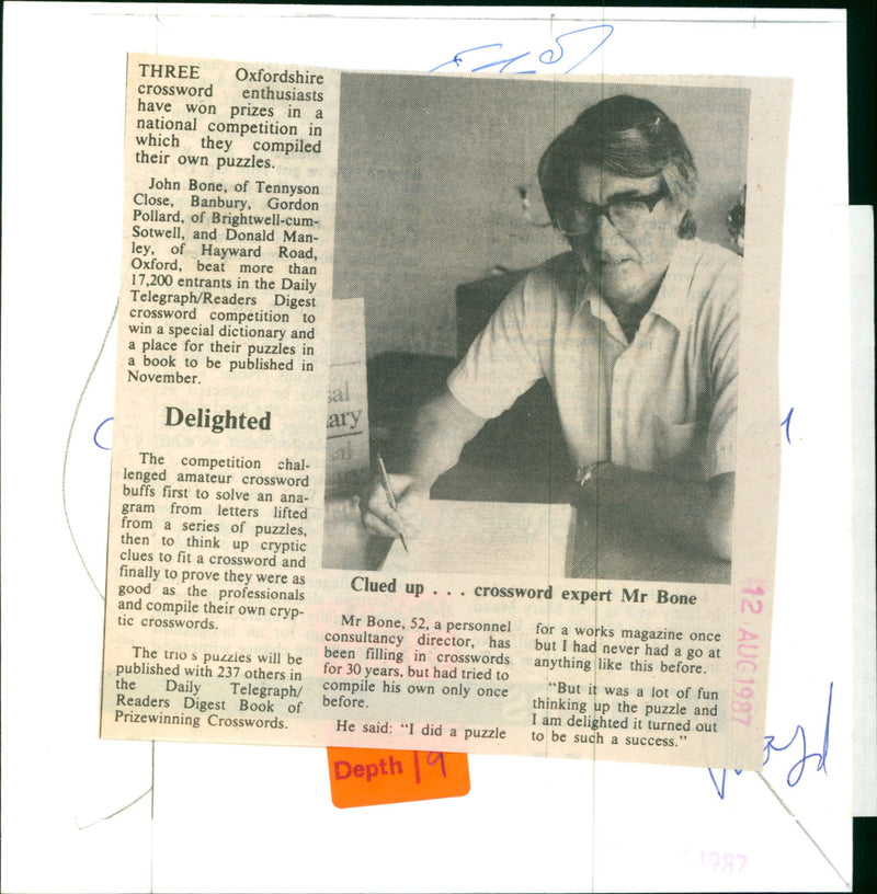 John Bone - Vintage Photograph