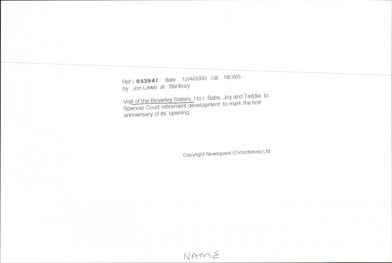 Beverley Sisters - Vintage Photograph