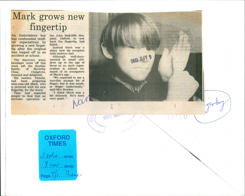 Mark Bowker - Vintage Photograph