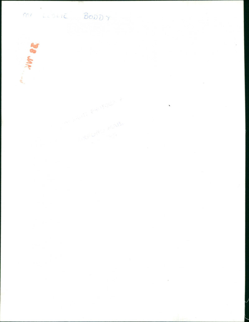 Leslie Boddy - Vintage Photograph