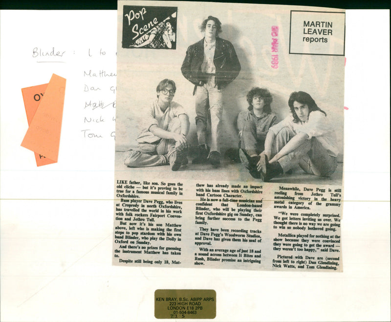 Blinder - Vintage Photograph