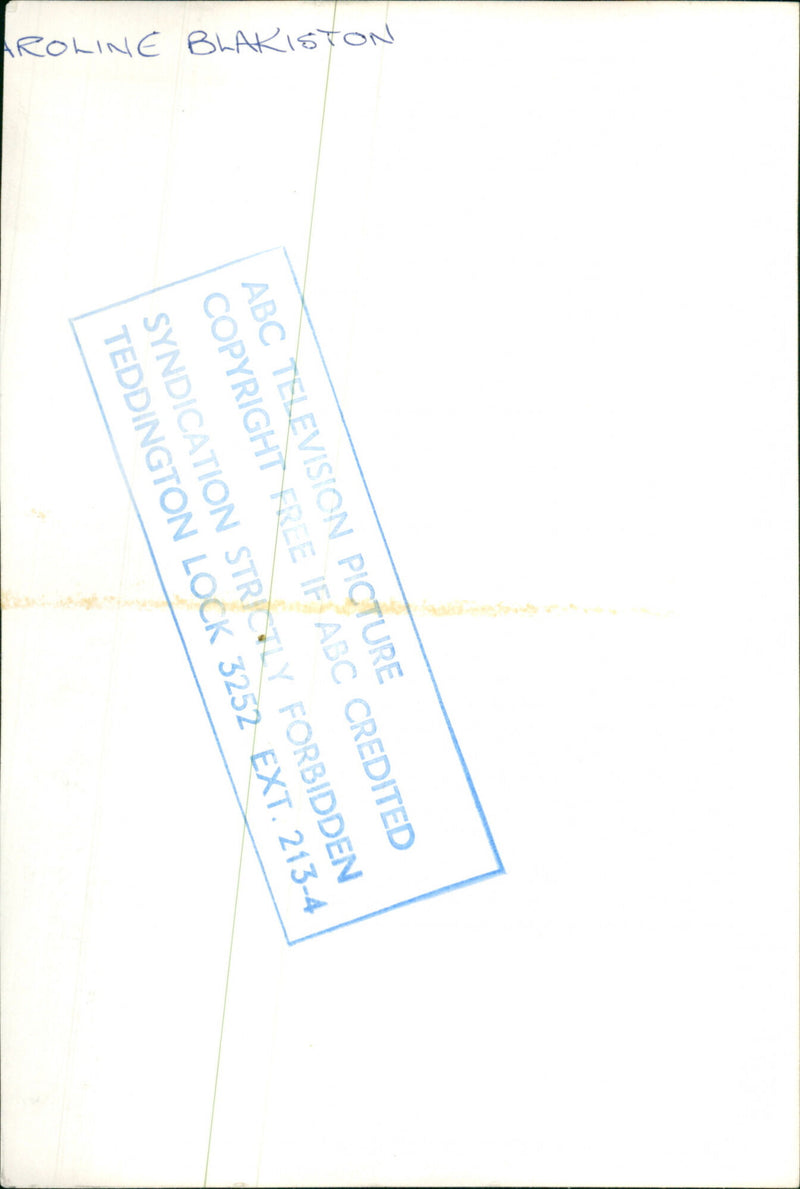 Caroline Blakiston - Vintage Photograph